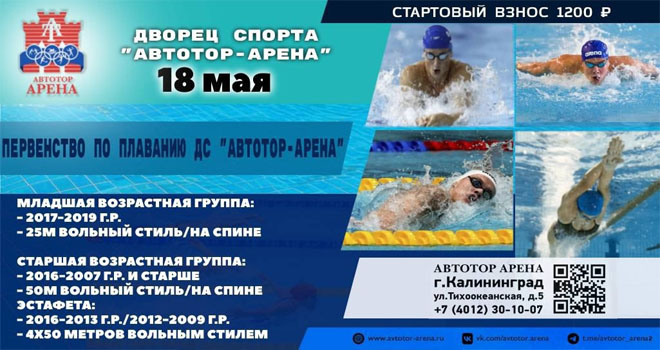 Первенство по плаванию (0+)