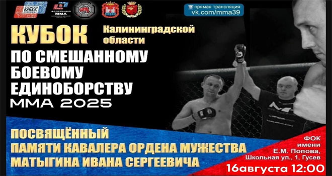 Кубок по ММА памяти Ивана Матыгина (0+)