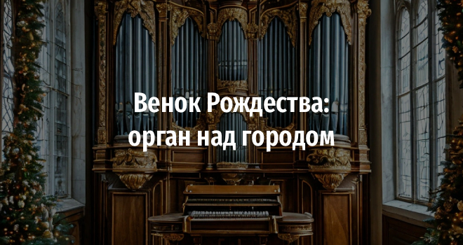 Венок Рождества: орган над городом (6+)