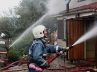 Ночью в Светлогорске горело кафе "Вальбург"