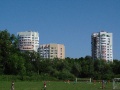 Жилой комплекс Королевский. Вид со стороны стадиона Красная Звезда