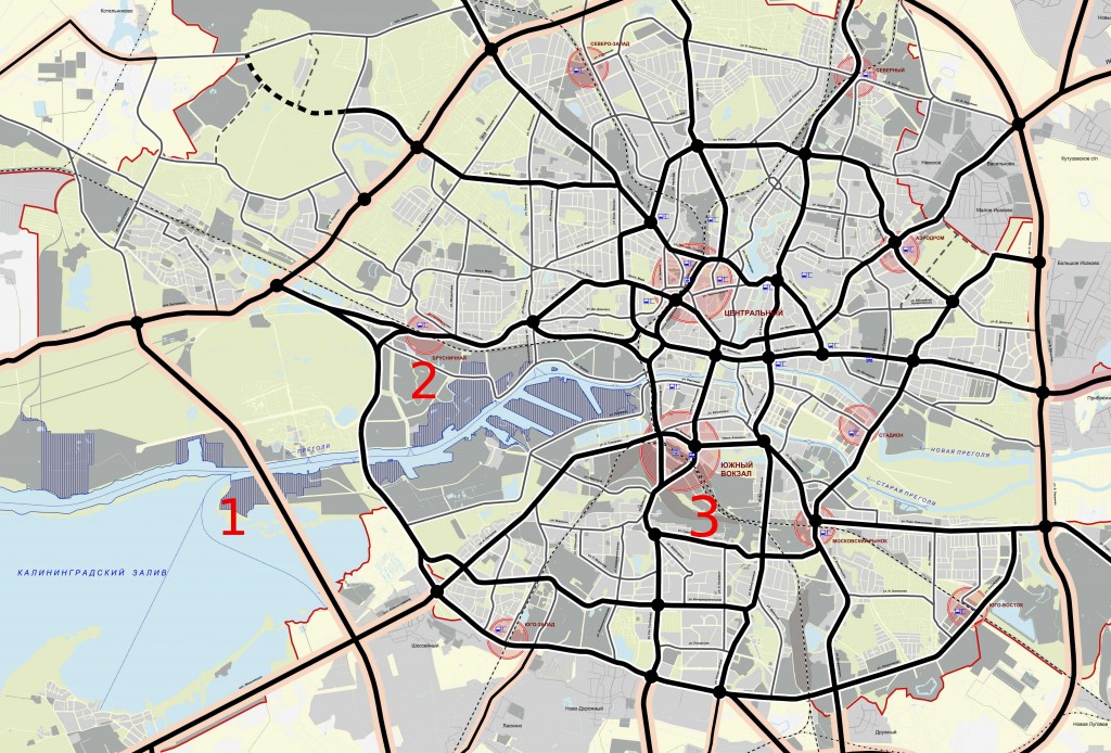 Генеральный план город калининград - 85 фото