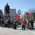 Митинг в честь дня рождения Владимира Ленина