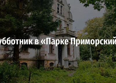 Субботник в «Парке Приморский» (6+)