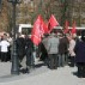 Митинг в честь дня рождения Владимира Ленина